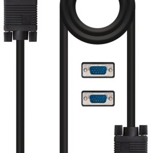 Cabo VGA Macho - VGA Macho (5 mts) - Nanocable