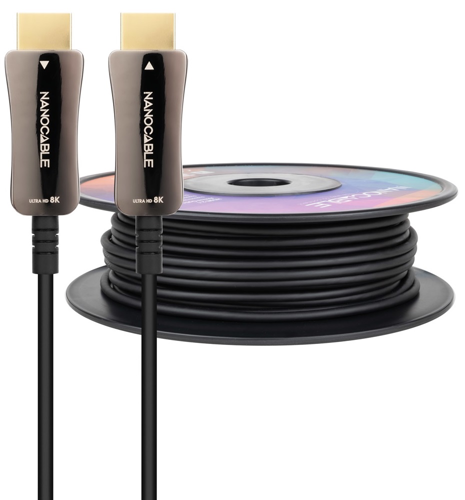 Cabo AOC HDMI v2.1 Macho - HDMI v2.1 Macho 4K@120Hz (80 metros) - NANOCABLE