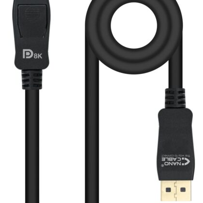 Cabo DisplayPort 1.4 Macho - Macho (1 metro) - Nanocable