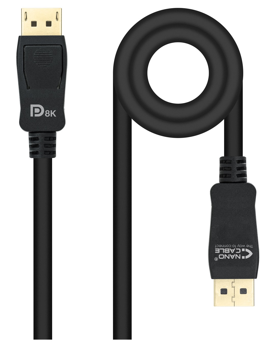 Cabo DisplayPort 1.4 Macho - Macho (1 metro) - Nanocable