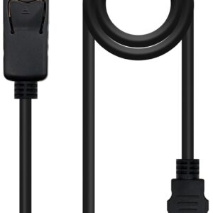 Cabo Conversor Displayport Macho - HDMI Macho Preto (10 metros) - NANOCABLE