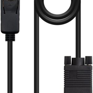 Cabo DisplayPort Macho - VGA Macho (1 metro) - Nanocable