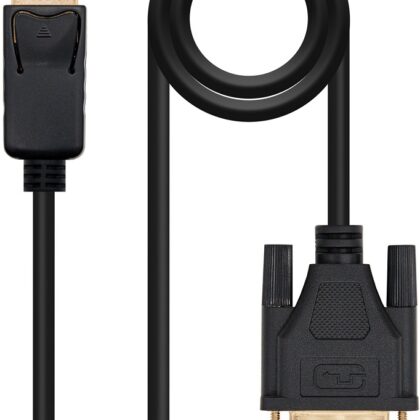 Cabo DisplayPort Macho - DVI Macho (1 metro) - Nanocable
