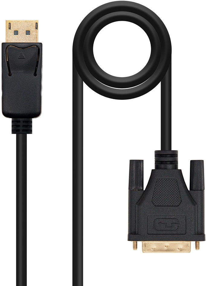 Cabo DisplayPort Macho - DVI Macho (1 metro) - Nanocable