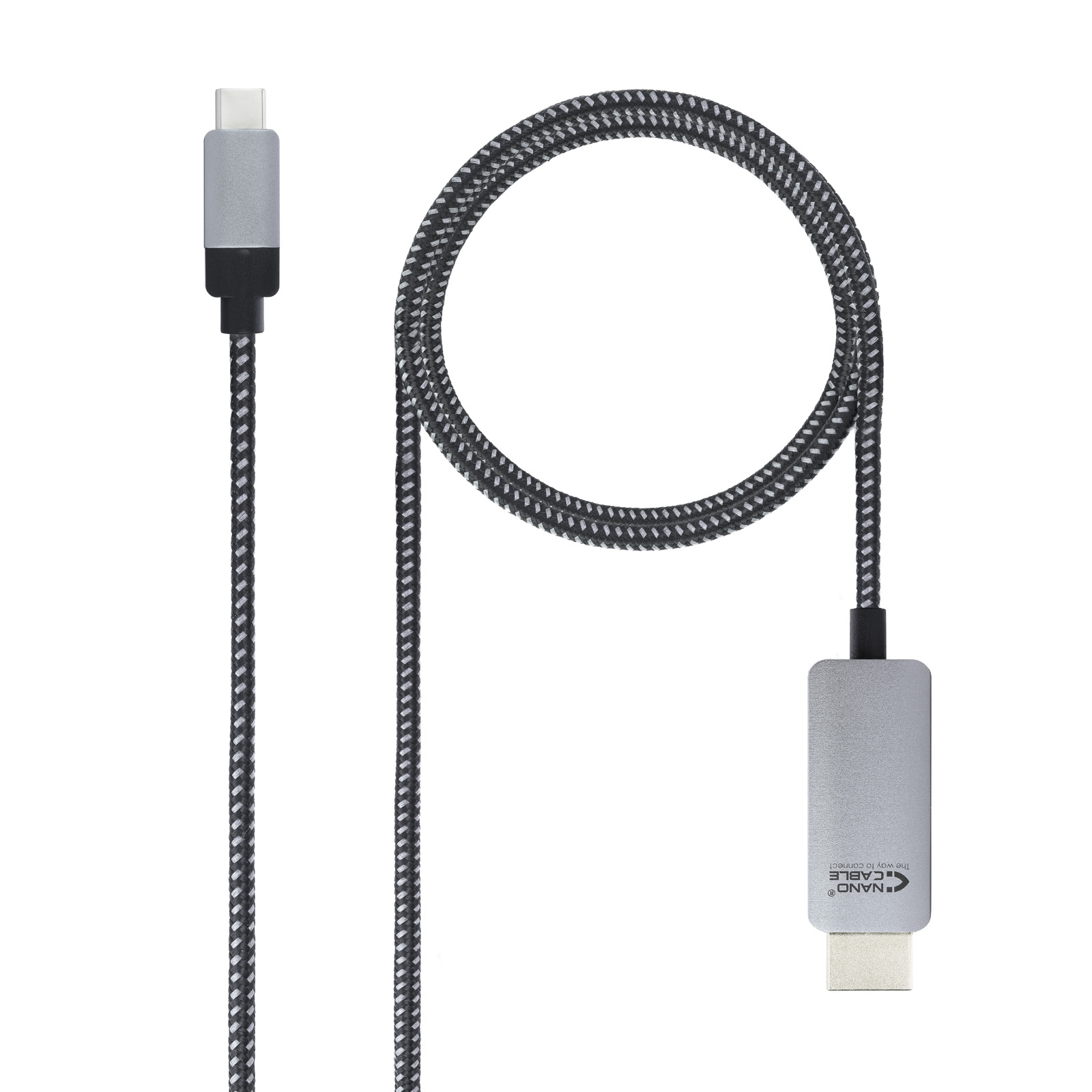 Cabo Conversor HDMI Macho - USB C Macho (1,8 mts) - Nanocable