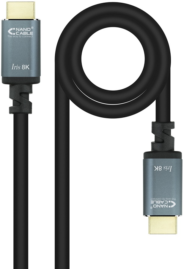 Cabo HDMI Macho - HDMI Macho 2.1 Iris 8K (50cm) - Nanocable