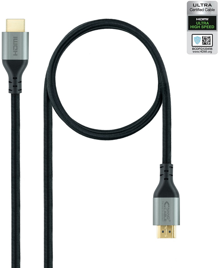 Cabo HDMI Macho - HDMI Macho 2.1 Ultra Velocidade (1.5 mts) - Nanocable