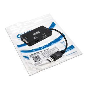 Conversor DisplayPort Macho - VGA/DVI/HDMI F?mea - Nanocable