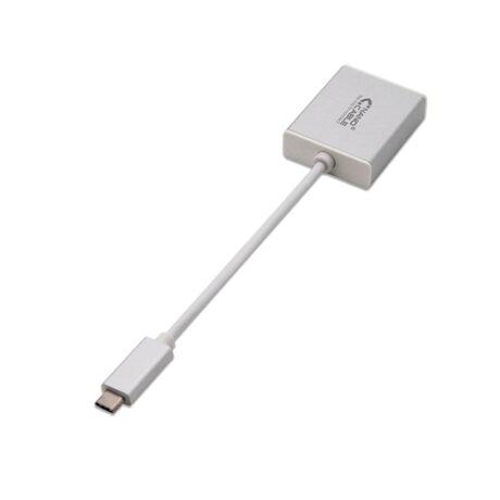 Conversor USB Tipo C Macho - VGA Fêmea (Branco) - Nanocable