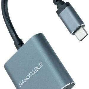 Conversor USB-C Macho - VGA Fêmea - Nanocable