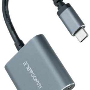 Conversor USB-C Macho - DVI-D F?mea Cinzento (0.15m) - NANOCABLE