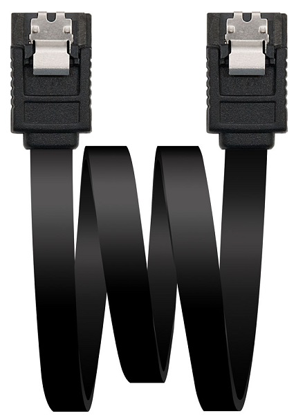 Cabo SATA III - SATA III Preto (50cm) - Nanocable