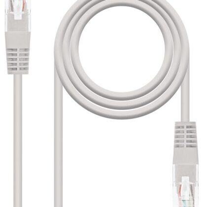 Cabo de Rede RJ45 Cat5e U/UTP Cinzento (20 mts) - Nanocable