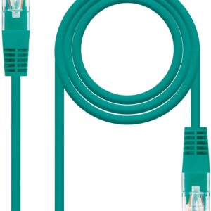 Cabo de Rede RJ45 Cat6 UTP AWG24 Verde (25cm) - Nanocable