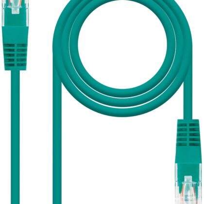 Cabo de Rede RJ45 Cat6 UTP AWG24 Verde (30cm) - Nanocable