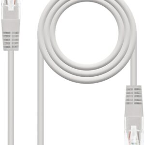 Cabo de Rede RJ45 Cat6 UTP AWG24 Cinzento (1,50 mts) - Nanocable