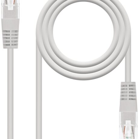 Cabo de Rede RJ45 Cat6 UTP AWG24 Cinzento (1,50 mts) - Nanocable