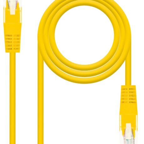Cabo de Rede RJ45 Cat6e U/UTP Amarelo (3 mts) - Nanocable