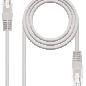 Cabo de Rede RJ45 Cat6e U/UTP Cinzento (20 mts) - Nanocable