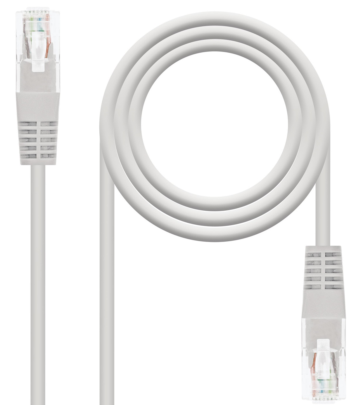 Cabo de Rede RJ45 Cat6 U/UTP (UTP) Cinzento (25metros) - NANOCABLE