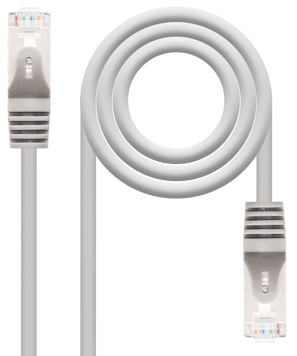 Cabo de Rede RJ45 Cat6e F/UTP Cinzento (20 mts) - Nanocable
