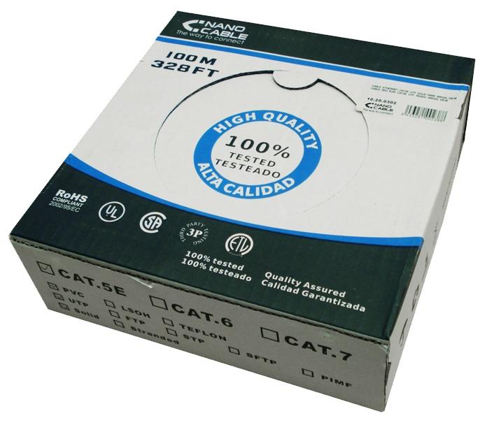 Bobine de Cabo de Rede FTP Cat.6 (100 mts) - Nanocable