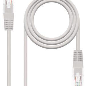 Cabo de Rede RJ45 Cat6 U/UTP Cinzento (3 mts) - Nanocable