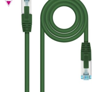 Cabo de Rede RJ45 Cat7 S-FTP AWG26 Verde (30cm) - Nanocable
