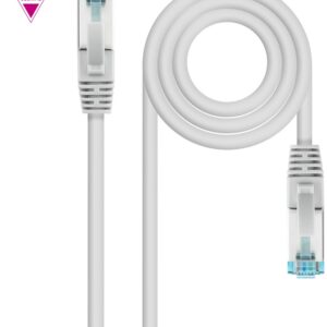 Cabo de Rede RJ45 Cat7 S-FTP AWG26 Branco (1.5 mts) - Nanocable