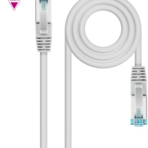 Cabo de Rede RJ45 Cat7 S-FTP AWG26 Cinzento (2 mts) - Nanocable