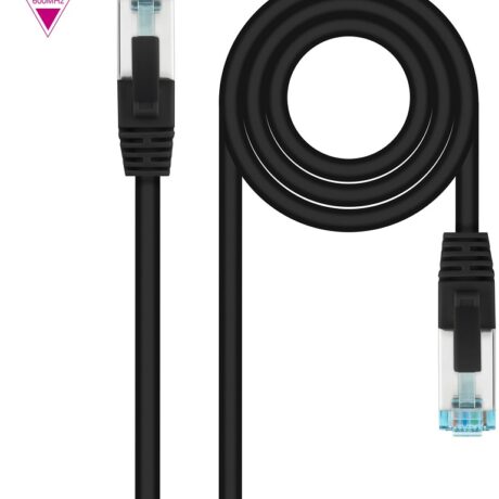 Cabo de Rede RJ45 Cat7 S-FTP AWG26 Preto (2 mts) - Nanocable