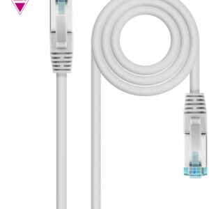 Cabo de Rede RJ45 Cat7 S-FTP AWG26 Cinzento (5 mts) - Nanocable