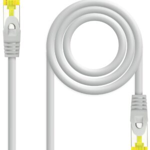 Cabo de Rede RJ45 Cat6a SF/UTP (S-FTP) Cinzento (0.25m) - NANOCABLE