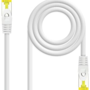 Cabo de Rede RJ45 Cat6a SF/UTP (S-FTP) Branco (0.25m) - NANOCABLE