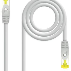 Cabo de Rede RJ45 Cat6a SF/UTP (S-FTP) Cinzento (1.5m) - NANOCABLE