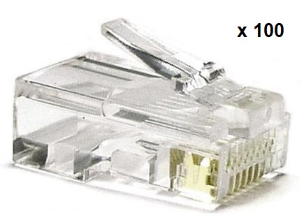 Emb. 100x Fichas RJ45 Cat5e - Nanocable