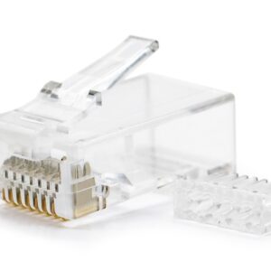 Conector RJ-45 Cat6 Transparente (100 Unidades) - NANOCABLE