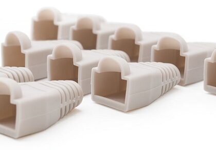 Pack 10x Tampas p/ Ficha RJ45 (Cinzento) - Nanocable