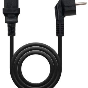 Cabo Alimenta??o Tripolar C13 CEE7/7 Preto (5 mts) - Nanocable