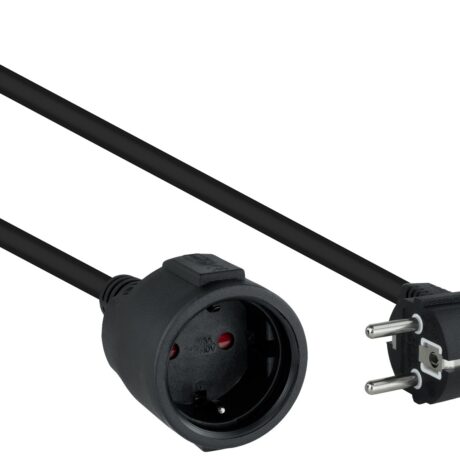Extensão Elétrica Preto (2 metros) - NANOCABLE