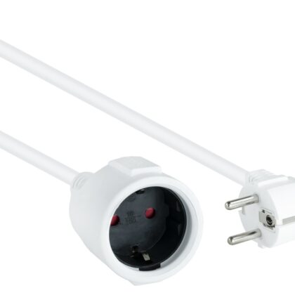 Extensão Elétrica 1 Tomada Branco (2 metros) - NANOCABLE