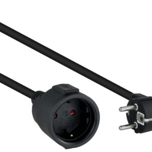 Extensão Elétrica 1 Tomada Preto (5 metros) - NANOCABLE