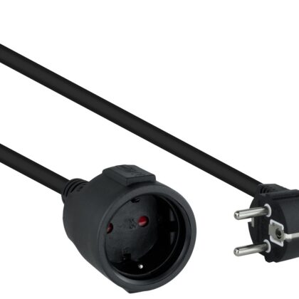Extensão Elétrica 1 Tomada Preto (5 metros) - NANOCABLE