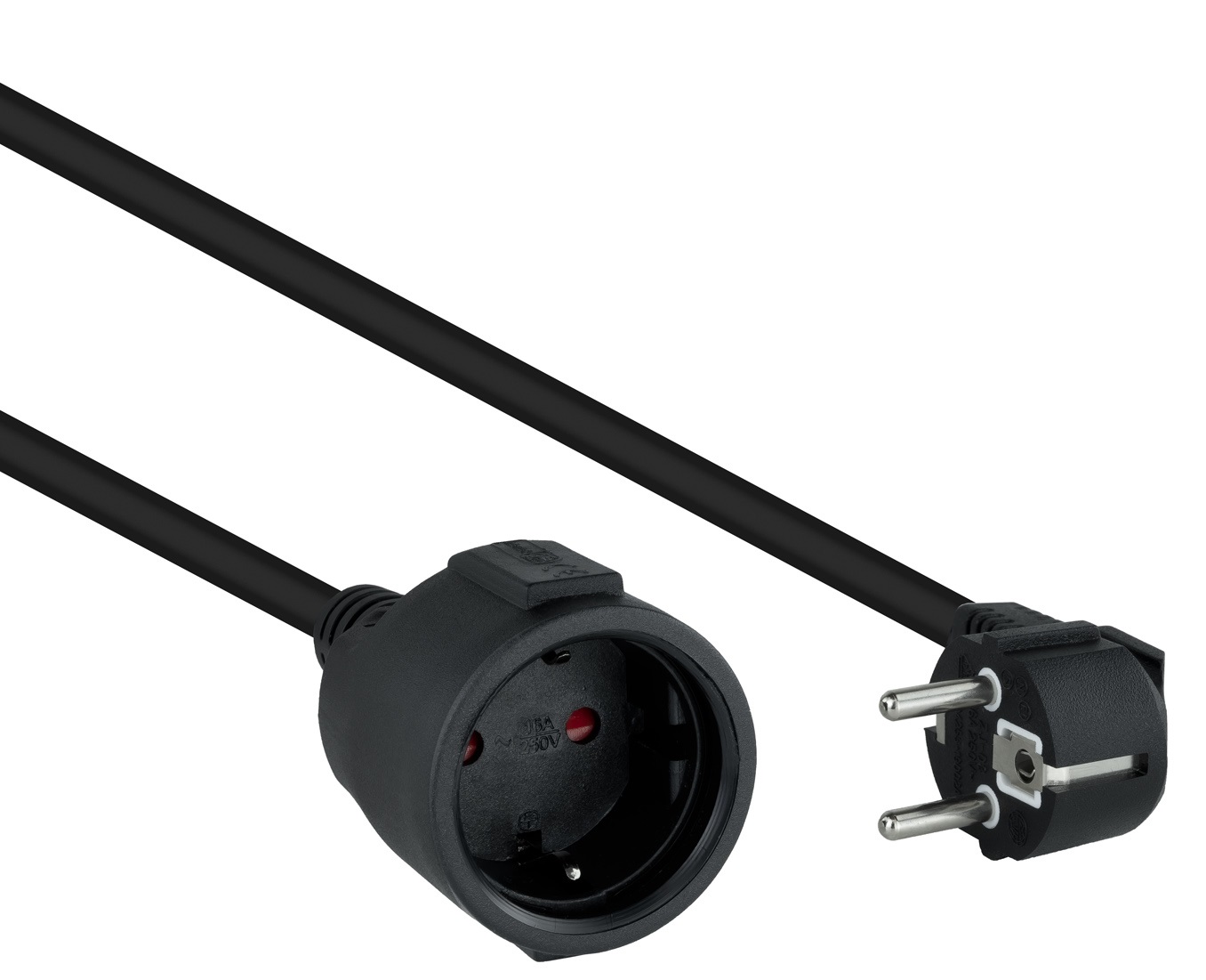Extensão Elétrica 1 Tomada Preto (5 metros) - NANOCABLE