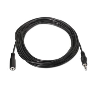 Cabo Jack Stereo 3.5mm Macho - Jack Stereo 3.5mm Fêmea (1,5 mts) - Nanocable
