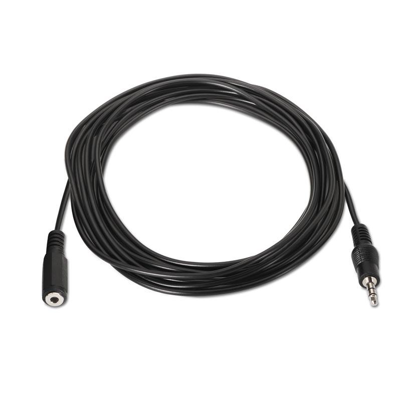 Cabo Jack Stereo 3.5mm Macho - 3.5mm Fêmea (5 mts) - Nanocable