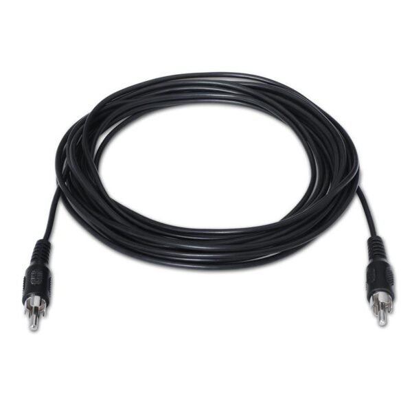 Cabo de Áudio 1 RCA Macho - 1 RCA Macho (5 mts) Preto - NANOCABLE
