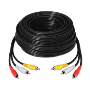 Cabo 3x RCA Macho - 3x RCA Macho (30 mts) - Nanocable