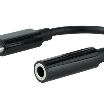 Adaptador USB-C Macho p/ Jack 3,5 mm Preto (0.11m) - NANOCABLE