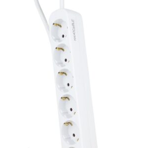 Extensão Elétrica 6 Tomadas Branco (1.4metros) - NANOCABLE